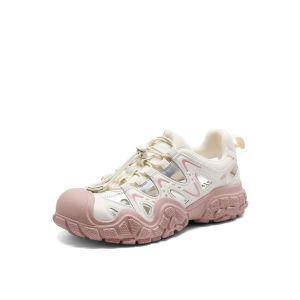 IELGY Pink Roman Sandals Womens Versatile Sporty Breathable Platform-soled Mountaineering Dad Shoes