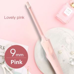 เครื่องม้วนผมไฟฟ้า9mm เทคโนโลยีความร้อนอุณหภูมิคงที่ พลังงานต่ำไม่ทำร้ายผม ง่ายต่อการสร้างม้วนตุ๊กตาธรรมชาติ