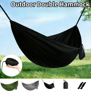 Foldable Ultra Light Parachute Hammock 2 Person Anti-Rollover Portable Swing Camping Hammock