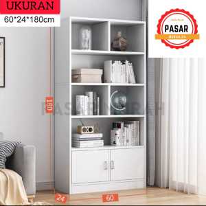 PASAR MURAH RB MAXY-100 Rak Buku Rak Pajangan Rak Multifungsi Minimalis