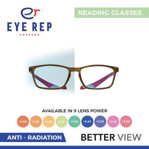 Better View 2205 Anti-Radiation Reading Glasses for Women/Men Sale +1.00 to +3.00 | EYE REP Express