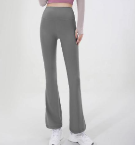 FUYOGI Flare Leg Yoga Pants Quick Dry Water-Resistant Women Wide Leg Slack