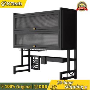 【Free Shipping】 Double Layer Kitchen Sink Storage Rack Multi-Functional Cabinet Detachable Space Saving Draining Shelf for Utensil Cup