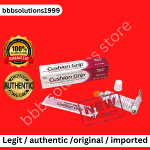 CUSHION GRIP THERMOPLASTIC DENTURE ADHESIVE ORIGINAL FORMULA 1 OZ (28GRAMS) IMPORTED ITEM