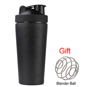 🚚Penghantaran Tempatan🚚750ml Stainless Steel Protein Shaker Cup Portable Fitness Sports Mug Nutrition Blender Cup Water Bottles Vacuum Insulation Water Cup