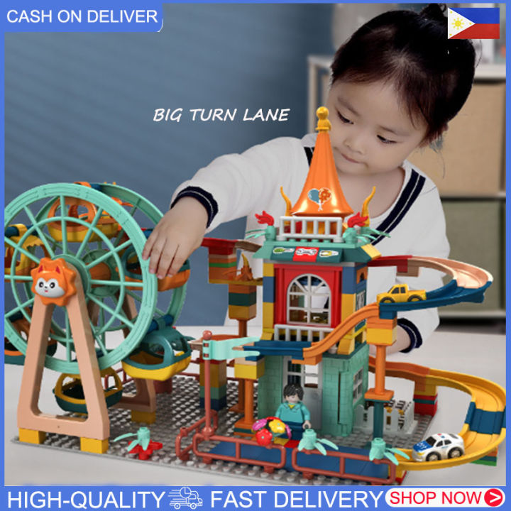 Building Blocks Toy Ferris Wheel Slide Castle Toy Educational Toys Boys  Girls Toys For Kids To Years Old Boy Lazada PH