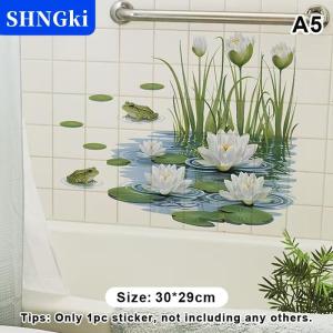 [COD] 🔥🔥🔥SHNGki Hoa Tường Sticker Có Thể Tháo Rời Không Thấm Nước Selfadhesive Hoa Nghệ Thuật Cho Phòng Tắm Bồn Rửa Nhà Bếp Gạch Trang Trí Nội Thất