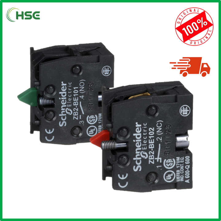 [2 Types] SCHNEIDER ELECTRIC Harmony XAC ZB2BE Single Contact Spring ...