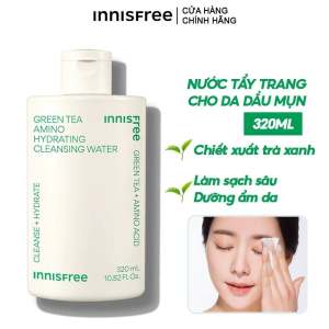 Nước Tẩy Trang Innisfree Dưỡng Ẩm Da 320ml Mẫu Mới Làm Sạch Dịu Nhẹ Cân Bằng Độ Ẩm