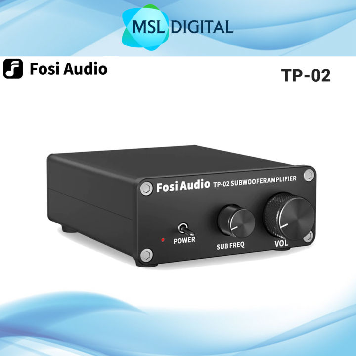 Fosi Audio TP-02 TDA7498E Subwoofer Amplifier Mini Sub Bass