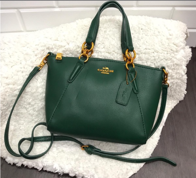 Tas Slempang coach Mini Kelsey Polos Crossbody Bag Handbag Import