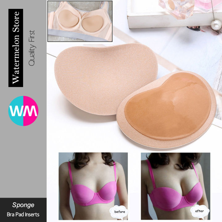 Women's Invisible Padding Magic Bra Inserts Sponge Bra Breast Push Up Pads  Swimsuit Silicone Bra Pad