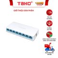 Bộ chia mạng  8 cổng Mercusys MS108 10/100Mbps. Chính hãng, BH 24 tháng. 