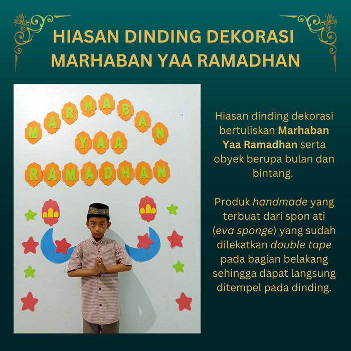 HIASAN DINDING DEKORASI MARHABAN YAA RAMADHAN | Lazada Indonesia