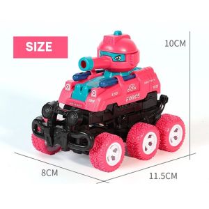 Transforming Tank Car Toy Rescue Bots - One-Press Launch & Go Action Robot Vehicle for Endless Adventure