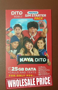 DITO SIM 200 PCS WHOLESALE FREE DATA