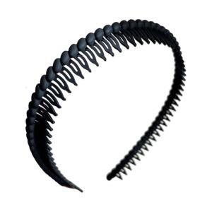 Anti Slip Skinny Plastic Headbands with Teeth Comb for Women’s Hair Wavy Fashion Accessories