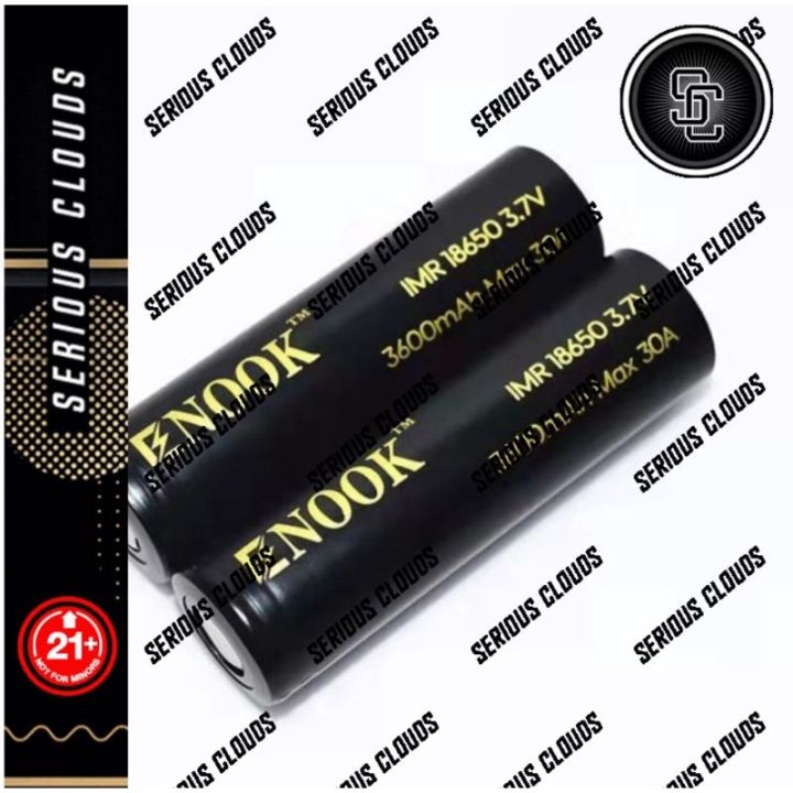 Enook 18650 Battery Cell 3600mah - Pair -Legit 100 | Lazada PH