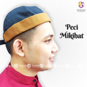 Peci Beanie Miki Hat Mikihat Brimless Cap Kopiah Beanie Tali Kulit
