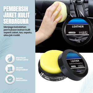 Krim pembersih perawatan kulit pembersih dekontaminasi jamur sofa kulit pembersih interior mobil bantalan pakaian kulit krim penghilang jamur