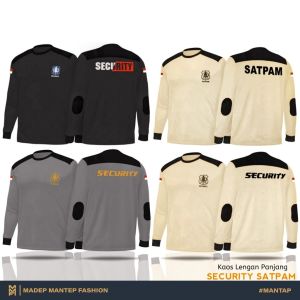 Kaos Security Satpam Lengan Panjang Terbaru Kaos Security Kaos Satpam Kaos Security Decker MMF