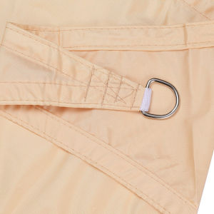 บังแดด ทรงสามเหลี่ยม 420D 98% กันน้ํา กันลม สําหรับสวน ระเบียงกลางแจ้ง ตาข่ายบังแดด ผ้าใบกันน้ำ ผ้าบังแดด ที่บังแดด (มีหลากหลายขนาดให้เลือก) sun shade sail ผ้าใบกันแดด สามเหลี่ยม