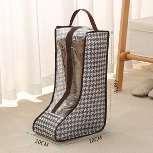 【SG】Portable Shoes Storage Bags Boots Dustproof Cover Zipper Pouch household Shoes Organiser
