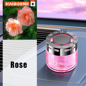 Natural Plant Car Perfume Aromatherapy Car Interior Air Freshener Rose/Osmanthus Fragrans/Cologne/Wild Bluebell