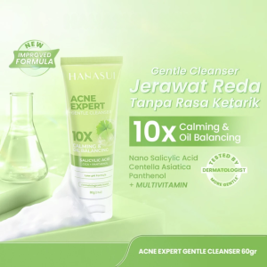 HANASUI Acne Expert Gentle Cleanser Busa Yang Anti Jerawat Busa Lembut Tanpa Rasa Ketarik XX416