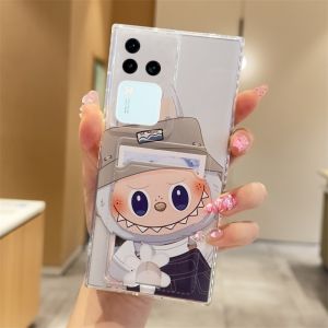Phone Case VIVO V30e V30 Pro V29 V29e V27 V27e V25e V25 Pro 5G 4G Cute and Quirky Creative Cartoon Anime Casing with Card Holder Shockproof Silicone Transparent Soft Cover 2024
