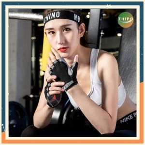 Găng tay tập gym chuyên dụng 2 lớp lót silicon chống bám mồ hôi tay - Thông thoáng thoải mái