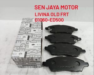 BRAKE PAD GRAND LIVINA KAMPAS REM DEPAN GRAND LIVINA OLD LATIO MARCH D1060-ED500
