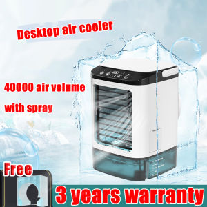 Air Cooler 900ML Ultra Quiet water Cooled Portable Mini Fan Air Purifier Air Conditioner Table Humidifier Suit For Home/Office