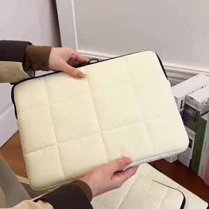 New cross-border mens and womens computer bags with cotton-filled inner lining 11 Inch iPad14/15 1-inch Laptop Tablet Case