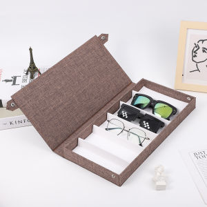 Cross-border best-selling new model 6 Oxford cloth glasses display glasses storage optical glasses storage and organizing