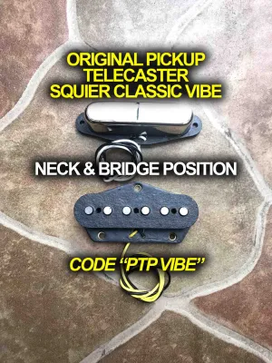 Original Pickup set Telecaster Fender Squier Classic Vibe 50s Tele Alnico Neck Bridge Single Model Designed Guitar Pickups Bukan Seymour Duncan
