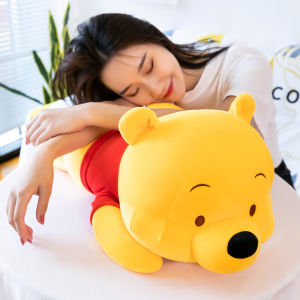 GẤU BÔNG POOH NẰM GỐI ÔM DÀI HÌNH GẤU POOH CUTE LÔNG MỊN CAO CẤP CHO BÉ