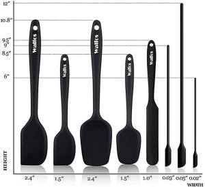 Food Grade Non Stick Butter Cooking Silicone Spatula Set Heat Resistant Kitchen Silicone Scraper Spatulas &Spatulas