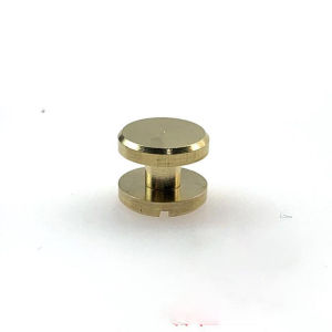 10 Pasang Baut Pentol Kuningan Mur Keling Baut Pentol Head Studs Ukuran 4/6/8mm