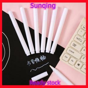 SQ Stationery [Flash Sale] White Liquid Chalk Marker Pen Used On Windows Chalkboard Erasable Blackboard Pen Liquid Ink Pen Dust-Free Chalk