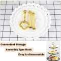 Rak Kue Susun 3 Tingkat Detachable Cake Stand Display - CF431. 