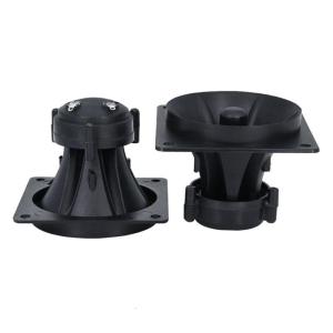 1pair 3Inch Square Horn Tweeter Speaker Piezoelectric Ceramic Speakers Wide Frequency Ranges Tweeter Easy Installation