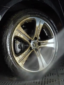 (WILL NOT SCRATCH YOUR DEAR RIM) WJS Car Motorcycle Tire Tyre Rim Cleaning Brush Scrubbing Washing Dirt Cleaner Car Brush Car Tyre Brush Rim Brush Berus Tayar Berus Rim Berus Kereta BLACK GREY Tire Brush 轮胎刷 [FREE RM 50 VOUCHER]