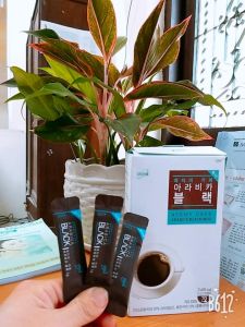 Cà phê đen hòa tan 100% hạt cafe Arabica sấy đông khô giữ nguyên hương vị thơm ngon (gói lớn 16g x 80 gói) - Atomy Cafe Arabica Black - 애터미 카페 아라비카 블랙 (80T) - Атоми Кофе Арабика Черный