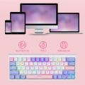 ZIFRIEND za63 Pro 63 phím Bàn phím cơ có dây & không dây 3 mô hình bàn phím chơi game đèn nền RGB màu xanh/công tắc đỏ có thể tráo đổi nóng. 