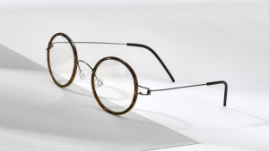 FONEX hợp kim titan Gọng kính nam giới thiết kế thương hiệu kính tròn siêu nhẹ phong cách Hàn Quốc quang học screwless Eyewear 98636