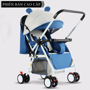 Xe đẩy cho béxe đẩy gấp gọn phiên bảo cao cấp 2 chiều có thể nằm ngồi tiện lợi cho bé đi chơi