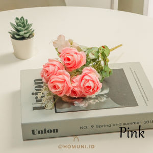 Bunga Palsu Buket Mawar/Rose Artificial Flower/Bunga Dekorasi Mawar Kecil