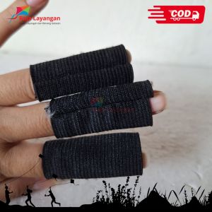 Pelindung jari Finger Support Jari Karet Elastis Jari Pelindung Jari Deker Buat Futsal Volly Basket