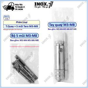 Tay Quay TaRo tự động M3-M8 M5 -M12 kèm mũi taro - 054